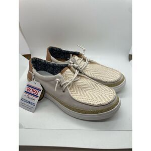 BOBS Skipper Entirely Shore Natural Tan Women’s SKECHERS Slip-On Size 10 New
